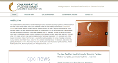 Desktop Screenshot of collaborativepracticecenterdc.com